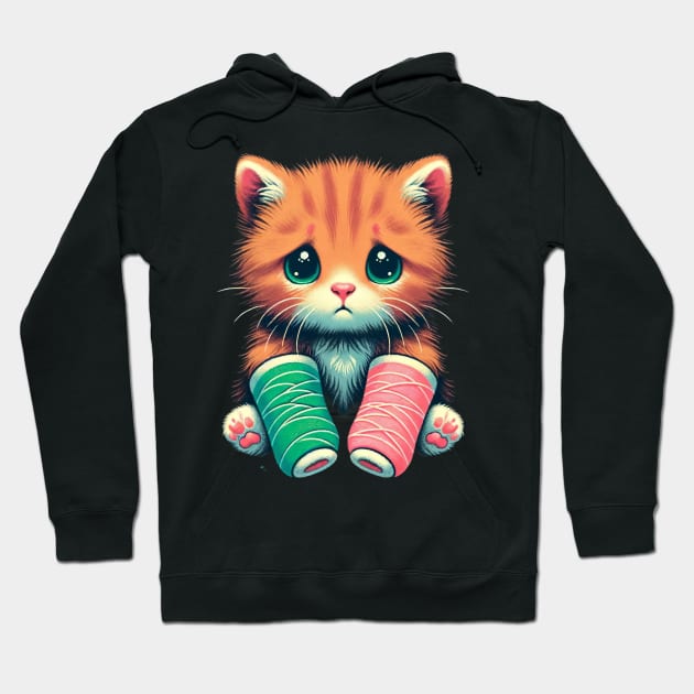 Tater Tot Cat Hoodie by WorldByFlower